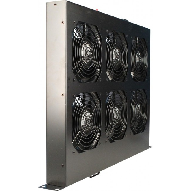 OET605S, Rack Fan Tray, AC, 6 Fans, 803 CFM 19.00" L x 14.00" W x 1.75" H (482.6mm x 355.6mm x 44.5mm)