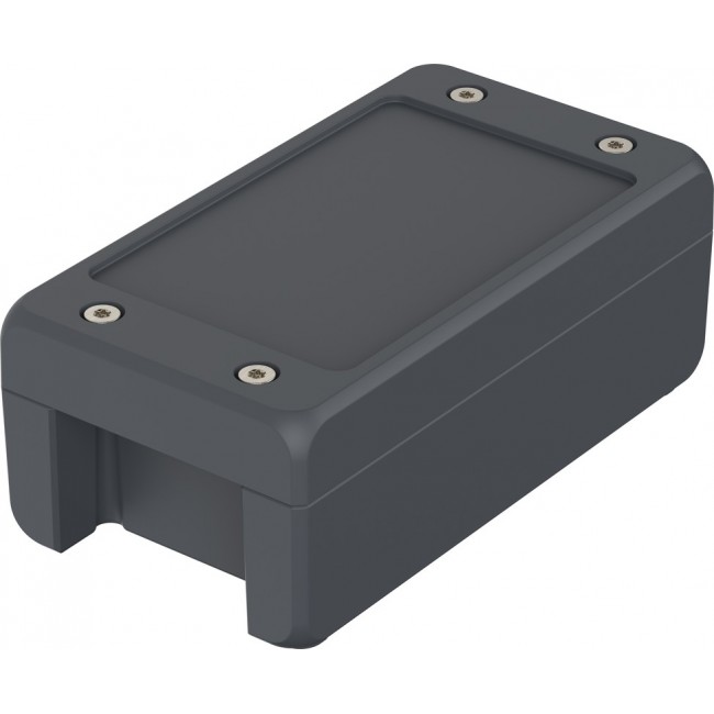 00163124, Bocube Alu Series Graphite Grey Aluminium General Purpose Enclosure, IP66, IP68, IP69, IK09, Graphite Grey Lid