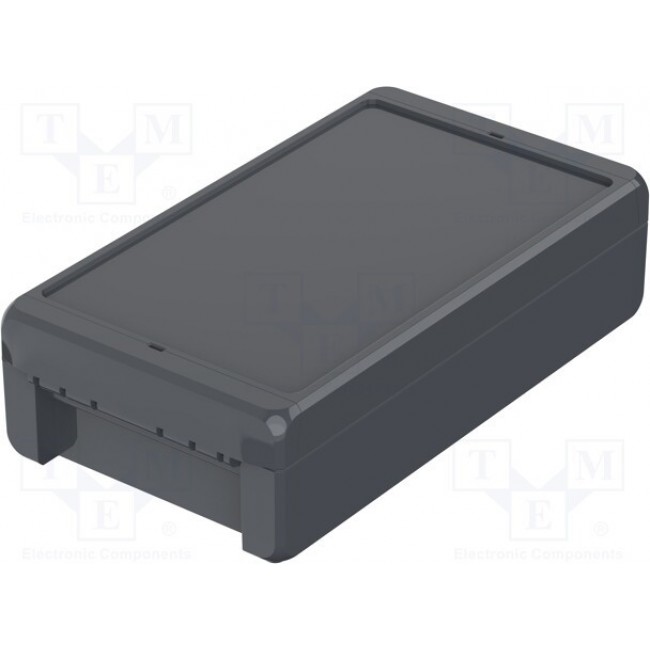 B 221306 ABS 7024, Enclosure: multipurpose; X: 125mm; Y: 231mm; Z: 60mm; BOCUBE; ABS