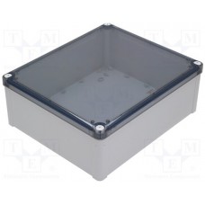 ABS enclosure, (L x W x H) 341 x 291 x 128 mm, light gray (RAL 7035), IP66, NSYTBS342912T