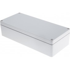 Grey Die Cast Aluminium Enclosure, IP66, Grey Lid, 360 x 160 x 90mm