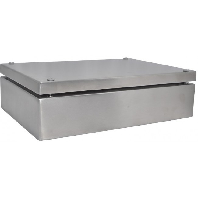 304 Stainless Steel Enclosure, IP66, 300 mm x 200 mm x 81mm