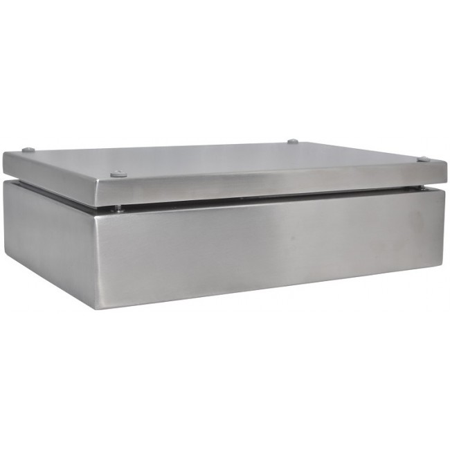 304 Stainless Steel Enclosure, IP66, 300 mm x 200 mm x 81mm