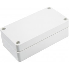 1554CGY, 1554 Series Grey ABS Enclosure, IP66, Grey Lid, 120 x 65 x 40.5mm