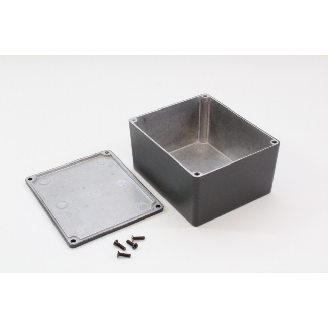 1590CEBK, 1590 Series Die Cast Aluminium Alloy Enclosure, IP54, 120 x 100 x 65mm