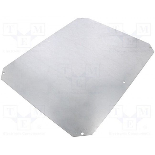 MPS ARCA 5040, Galvanised Steel Mounting Plate, 1.5mm H, 350mm W, 450mm L for Use with ARCA 4050, ARCA 5040