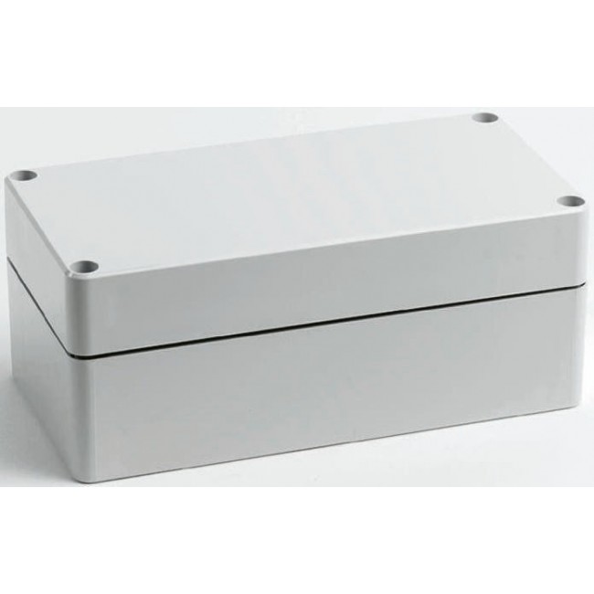 PC 162412 ENCLOSURE, Grey Polycarbonate Enclosure, IP66, IP67, 244 x 164 x 120mm