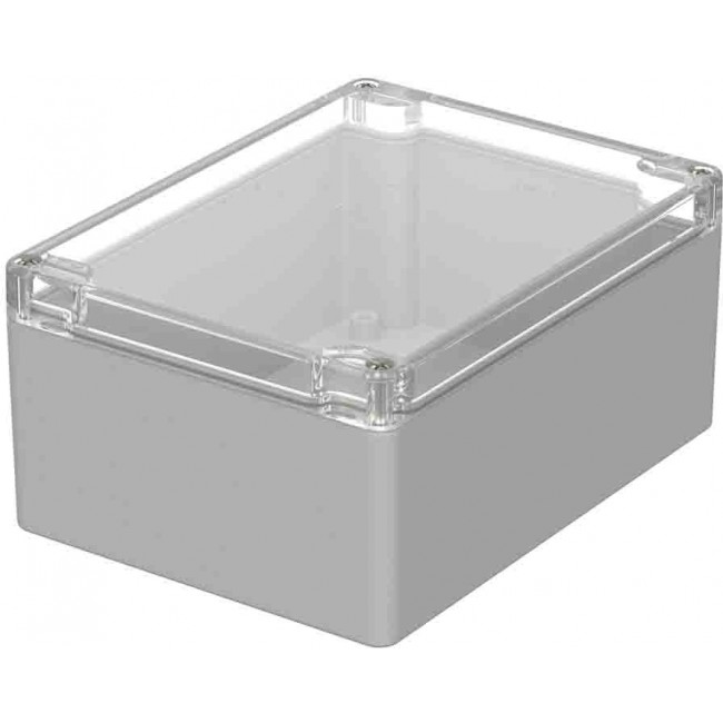 02238300, Euromas Series Polycarbonate General Purpose Enclosure, IP66, 160 x 120 x 75mm