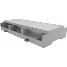 35.1207000.BL, DIN Rail Enclosure Enclosure Type 12M XTS Compact Series , 90 x 32.2mm, ABS DIN Rail Enclosure