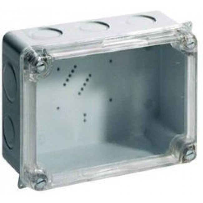 CLWIB 2, Junction Box with Clear Lid, 120x160x70mm, Thermoplastic