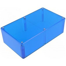 1591ETBU, Multipurpose FRPC Enclosure 1591 110x190x60.6mm Blue Polycarbonate IP54
