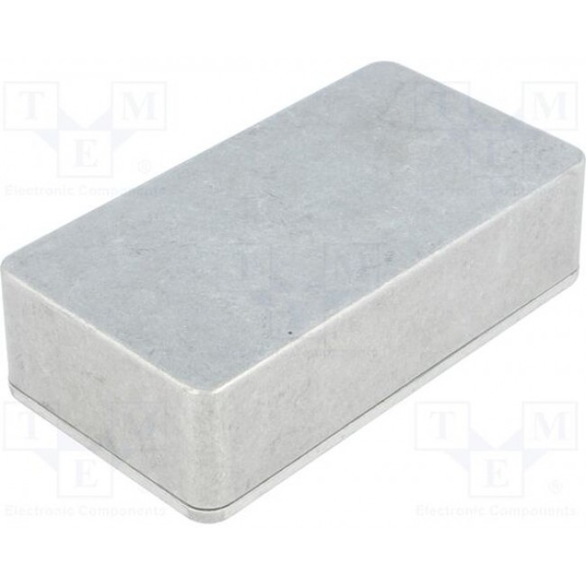 1590B, Enclosures, Boxes, & Cases Diecast Unpainted 112x60x31mm