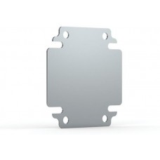 BMP1515, BMP Series Mild Steel Mounting Plate, 2mm H, 120mm W, 125mm L