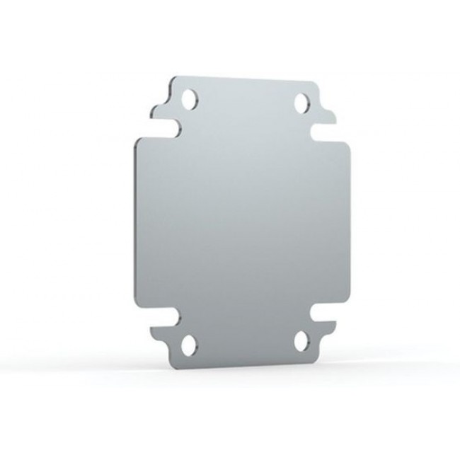 BMP3040, BMP Series Mild Steel Mounting Plate, 2mm H, 370mm W, 275mm L