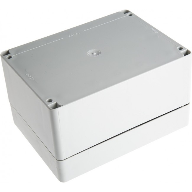 PC 121609 ENCLOSURE, Plastic Enclosure Euronord 160x90x120mm Light Grey Polycarbonate IP66 / IP67