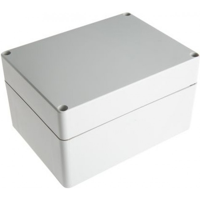 PC 121609 ENCLOSURE, Plastic Enclosure Euronord 160x90x120mm Light Grey Polycarbonate IP66 / IP67