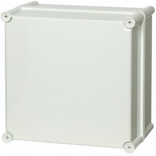 PC 2828 18 G-2FSH encl., PC Series Grey Polycarbonate General Purpose Enclosure, IP65, IK08, Grey Lid, 280 x 280 x 180mm