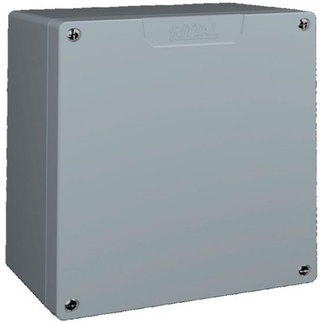 9116210, GA Series Grey Die Cast Aluminium Enclosure, IP66, IK08, Grey Lid, 232 x 202 x 113mm