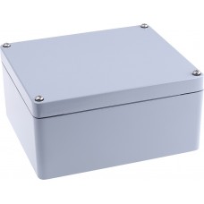 9116210, GA Series Grey Die Cast Aluminium Enclosure, IP66, IK08, Grey Lid, 232 x 202 x 113mm