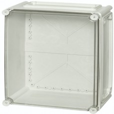 EKPK 230 T enclosure, EKPK Series Grey Polycarbonate General Purpose Enclosure, IP66, IP67, IK08, Flanged, Transparent Lid, 380 x 280 x