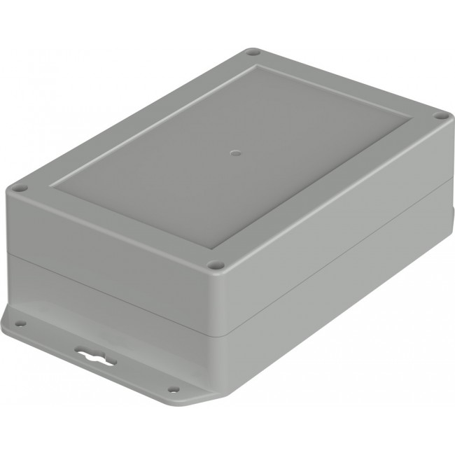 07618126 XM 181206 WL 7035, Euromas X Series Light Grey Polycarbonate Enclosure, IP66, IP68, IK07, Flanged, Light Grey Lid, 179.9 x 119.9 x