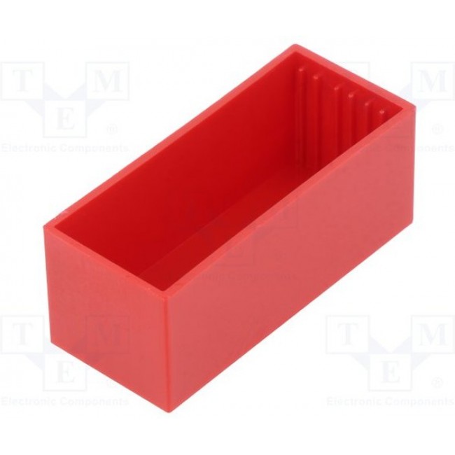 L50.24, Potting Box MODULOS 22.2x52x21mm Red ABS IP00