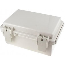 NBF-32214, Electrical Enclosures NEMA Enclosure ABS Poly Blend with Clear Polycarbonate Door (7.7 X 7.7 X 5.7 In)