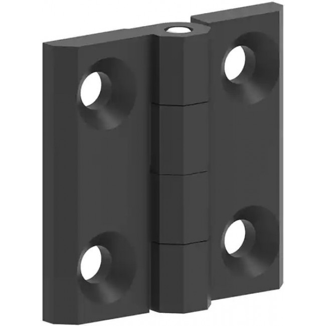 299203, LEAF HINGE 40X40 POLYMER BLACK F