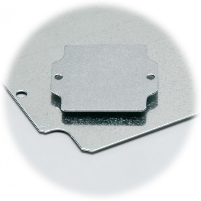 PM 2540 mounting plate, Steel Mounting Plate, 383mm W, 231mm L for Use with EURONORD