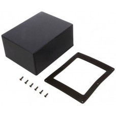 1550WLBK, Enclosures, Boxes, & Cases Light Duty Aluminum 6.51x2.85x5.02"Black