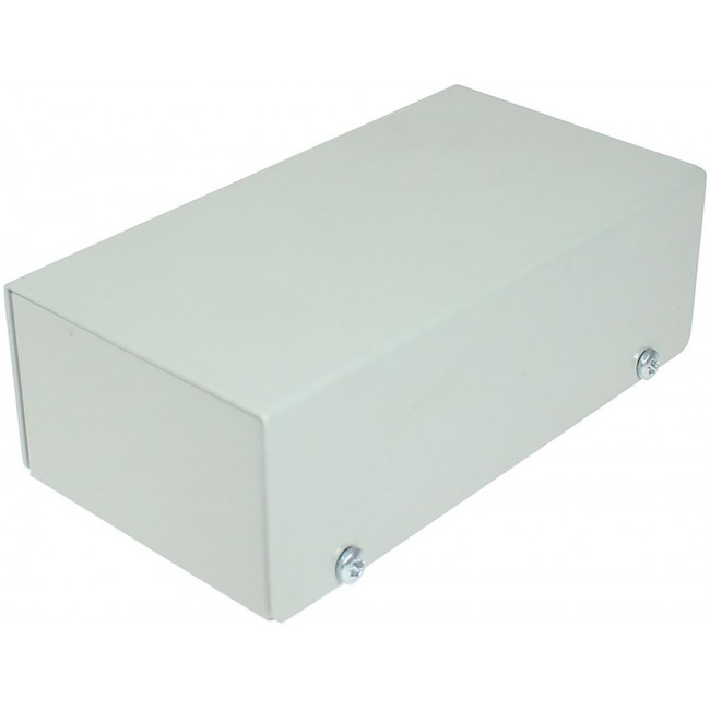 CUABOX008, Grey Aluminium Enclosure, Grey Lid, 125 x 85 x 60mm