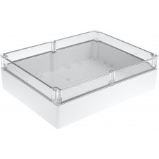 PCT 233009 ENCLOSURE, Plastic Enclosure Euronord 300x87x230mm Light Grey / Transparent Polycarbonate IP66 / IP67