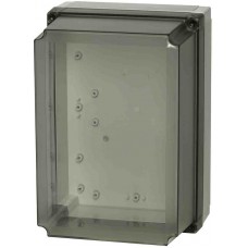 PC 200/75 HT ENCLOSURE, Grey Polycarbonate Enclosure, IP66, IP67, IK08, Smoked Grey Lid, 255 x 180 x 75mm