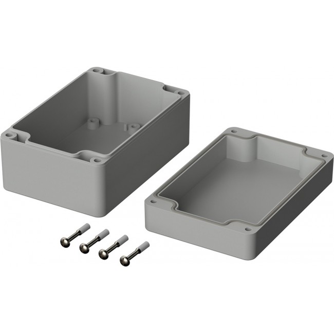 03217000, Enclosures for Industrial Automation ENCLOSURE, EUROMAS ABS, 120 X 122 X 55MM, LIGHT GRAY, T 217 [091212060]