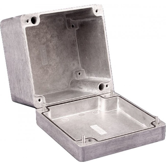 Aluminum enclosure, (L x W x H) 115 x 66 x 25 mm, natural, IP66, 1550Z106