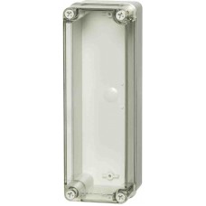 PC F 65 T ENCLOSURE, Enclosure Piccolo 230x65x80mm Light Grey / Transparent Polycarbonate IP67