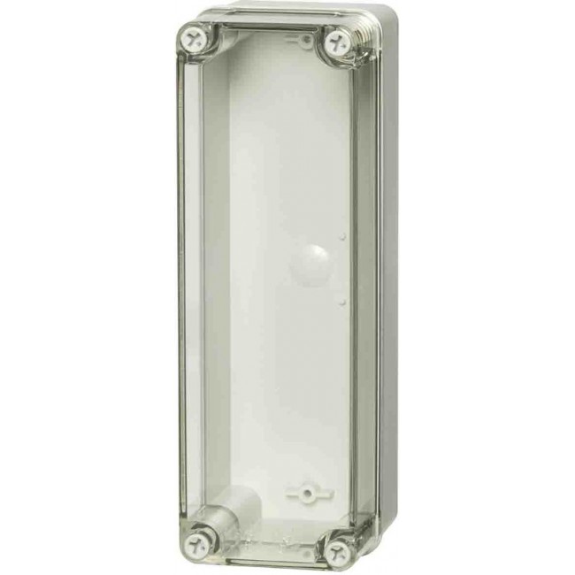 PC F 65 T ENCLOSURE, Grey Polycarbonate Enclosure, IP66, IP67, IK08, Transparent Lid, 230 x 80 x 65mm