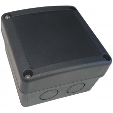 ENCML92BK-KIT, ENC-ML92 Series ABS Enclosure, IP68, Flanged, 92 x 92 x 60mm