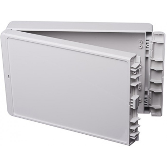 96016325 B 261706 PC-V0-7035, Bocube Series Light Grey Polycarbonate V0 Enclosure, IP66, IP68, IK07, Light Grey Lid, 271 x 170 x 60mm