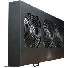 OAT300ST-03, Rack Fan Tray, AC, 3 Fans, 190 ~ 300 CFM 17.00" L x 8.00" W x 1.75" H (431.8mm x 203.2mm x 44.4mm)