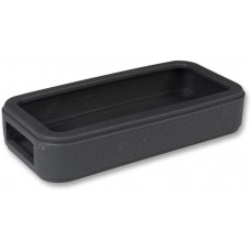 CSSC115-OP-B, Protective Boot, Open End, Rubber, Black, CS115 Series Portable Plastic Enclosures