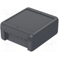 B 141306 ABS 7024, Enclosure: multipurpose; X: 125mm; Y: 151mm; Z: 60mm; BOCUBE; ABS