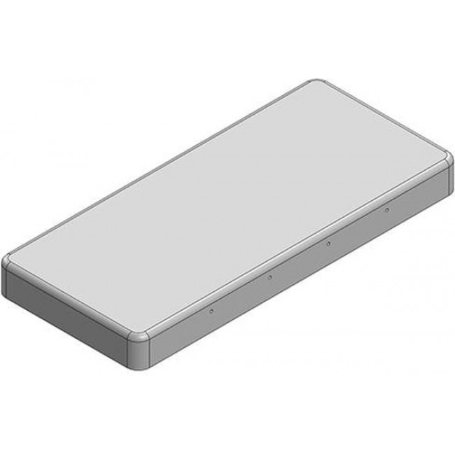 MS544-10C, EMI Gaskets, Sheets, Absorbers & Shielding 55 x 24.5 x 5mm Two-piece Drawn-Seamless RF Shield/EMI Shield COVER (CRS)