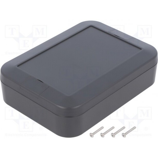 WP11-15-4C, WP Series Grey ABS Enclosure, IP67, Grey Lid, 110 x 150 x 40mm