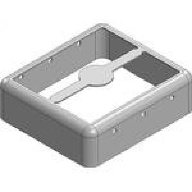 MS260-10F, EMI Gaskets, Sheets, Absorbers & Shielding 26 x 23 x 7.8mm Two-piece Drawn-Seamless RF Shield/EMI Shield FRAME (CRS)