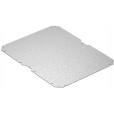 72001501, Steel Mounting Plate, 2mm H, 350mm W, 450mm L for Use with GEOS-L 3040-18/-22 Empty Enclosure