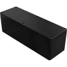 Black Fibreglass Reinforced Polyester Enclosure, IP66, IK08, Black Lid, 75 x 230 x 75mm