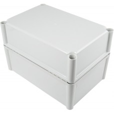 PC 2819 18 G ENCLOSURE, SOLID PC Series Grey Polycarbonate Enclosure, IP67, Grey Lid, 278 x 188 x 180mm