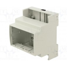 ZD1004J ABS V0, Enclosure: for DIN rail mounting; Y: 71mm; X: 89mm; Z: 65mm; ABS