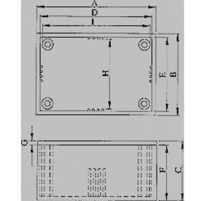 G1031B, Корпус для РЭА 64х44х32мм, пластик, черный